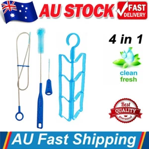 4-in-1 Pack Brushes Fits& Hydration Water Bladder Cleaning Kit Hanger Camping - Picture 1 of 19