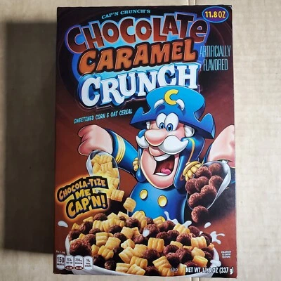 Chocolatey Caramel Cap’n Crunch Cereal Limited Edition 11.8 Oz - Collectors Item - Image 1 of 4