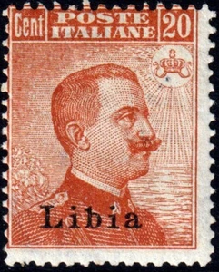 Libia - 1918 - cent.20 Michetti - Sassone n.20 - nuovo (MNH) - Picture 1 of 1