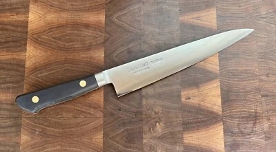 Cuchillo de chef japonés Misono sueco de acero al carbono Sujihiki cortador 210 mm Foto 1 de 4