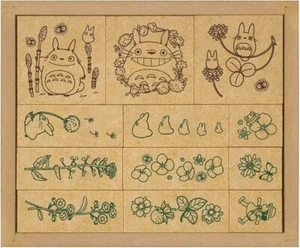 Studio Ghibli Totoro Stamp Set Beverly SOH-007 Flowers Spring Summer Japan New - Picture 1 of 8
