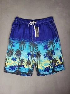 Mens Swim Trunks Quick Dry Stretch Swim Shorts Mesh Lining With Pockets XXL - Picture 1 of 6