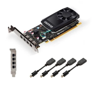 Nvidia Quadro P620, 2GB GDDR5, 4x mDP (PNY VCQP620-PB), 3536403362010 - Bild 1 von 1