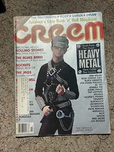 Creem Magazine Oct 1980 Rock Music Halford Cover Benatar Centerfold - Imagen 1 de 1