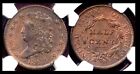 1828 1/2C NGC MS62BN WITH SOME RED CLASSIC HEAD HALF CENT++