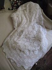 Beautifully white crocheted