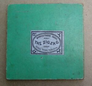 Vintage Victorian boxed puzzle - 'The Zigzag' wooden Crystal Palace Sydenham