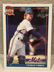 1991 Topps Operation Desert Shield #442 Charlie O’brien New York Mets NRMT C - Picture 1 of 2