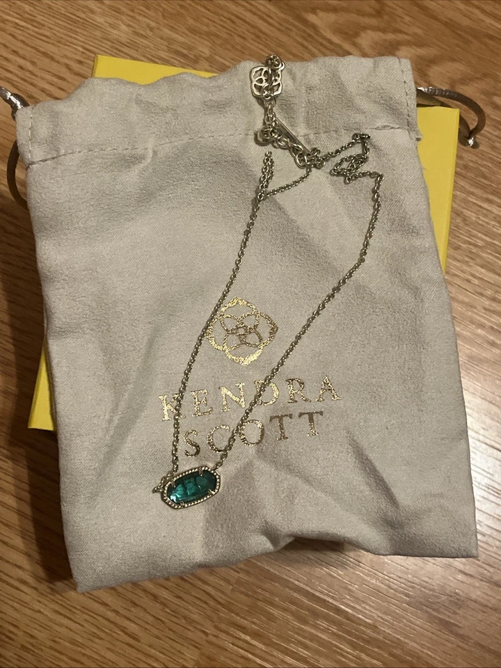 Collar Kendra Scott Elisa Colgante Tono Dorado En Azul Londres Foto 1 de 1