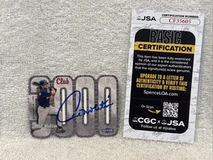 RARE 2000 Fleer 3000 Hit Club Paul Molitor AUTO'D Card, Minnesota Twins, JSA!! - Picture 1 of 5