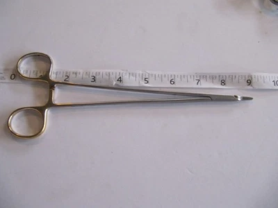 Pinzas de bloqueo, acero inoxidable alemán 9" recto ¡Bonito! {bin 8} Foto 1 de 3