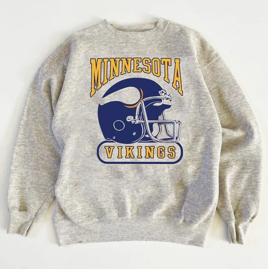 Sudadera retro del equipo de fútbol americano de la NFL de los años 90 Minnesota Vikings HN0236 Foto 1 de 1