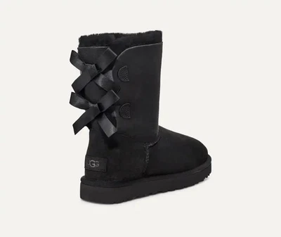 Bota MUJER UGG Clásica Bailey Bow II -Negra (1016225) Nueva En Caja - Auténtica Foto 1 de 4