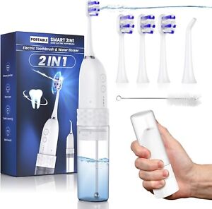 Brosse à dents électrique 2-en-1 et fil à eau