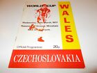 Wales v Czechoslovakia 1977 World Cup at Wrexham