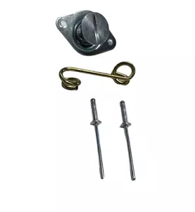 Self Ejecting Dzus Buttons .550 Length 7/16" Diameter with Springs & Rivets - Foto 1 di 1