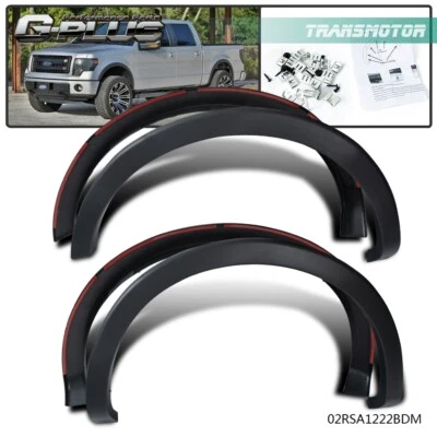 Fit For 2009-2014 Ford F-150 Factory Style 4PC Fender Flares Wheel Protector Set - Image 1 of 4