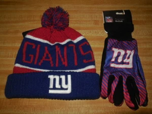 new york giants winter hat w team gloves new w tags - Picture 1 of 4