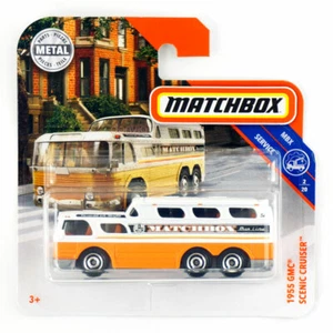 Matchbox Short Card 1955 GMC Scenic Cruiser MBX Service 2/20 -Bended Card - Picture 1 of 6