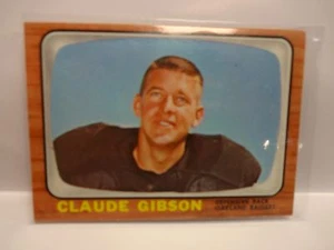 1966 Topps Football Claude Gibson Oakland Raiders Card #110 - Picture 1 of 2