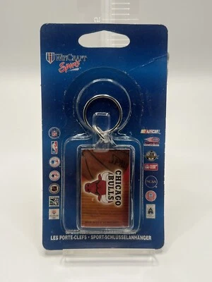 Vintage Wincraft Sports Chicago Bulls logo, NBA Basketball KeychainNew Old Stock - Image 1 of 4