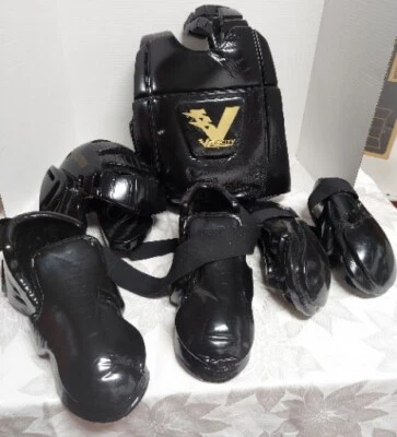 Proforce Velocity Chest, Head, Hands, And Feet Martial Art Guard With Bag Black - Image 1 of 4