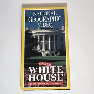 National Geographic Video Inside The White House Educational VHS Tape - Foto 1 di 2