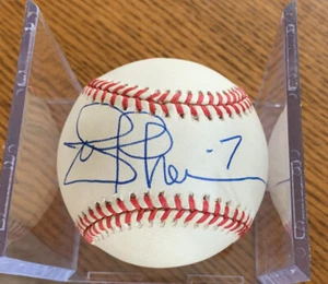 JOE THEISMANN SIGNED AUTOGRAPHED ONL MLB Baseball WASHINGTON REDSKINS #7 - Picture 1 of 4