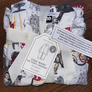 POTTERY BARN KIDS Star Wars The Force Awakens Pajamas-4Y-NWT - Picture 1 of 1