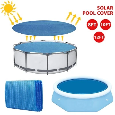 Bestway Steel Solar Heat Cover 8/10/12ft ROUND SWIMMING POOL PADDLING  - Image 1 of 2