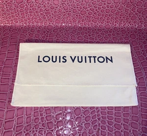 AUTHENTIC Louis Vuitton Envelope Style Dust Bag 9” X 4.5 Inches . - Picture 1 of 6