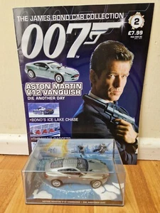 1/43 JAMES BOND 007 CAR COLLECTION- ASTON MARTIN V12 VANQUISH DIE ANOTHER DAY #2 - Picture 1 of 3