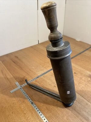 N 3 Outil Ancien De MEDECIN Seringues POMPE CLYSTERE ETAIN - Photo 1/4