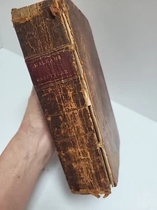 Malham's 1797 Naval Seamans Gazetteer W/Maps Charts Sailing Antique Book Boston - Picture 1 of 17