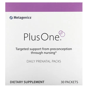 2 X Metagenics, Plus One, Daily Prenatal Packs, 30 Packets - Picture 1 of 3