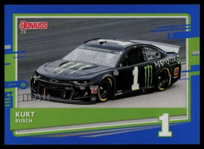 2021 Panini Donruss NASCAR - Retro 1988 Blue /199  Kurt Busch #41 - Image 1 of 2