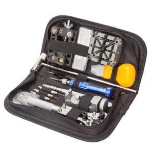 130 tlg Uhr Reparatur Uhrmacherwerkzeug Uhr Werkzeug Tasche Watch Tools - Bild 1 von 4