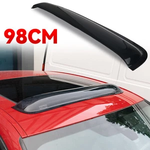 Visera de techo corredizo 98 cm ventana superior techo corredizo deflector de viento protector de lluvia ventilación universal - Imagen 1 de 15