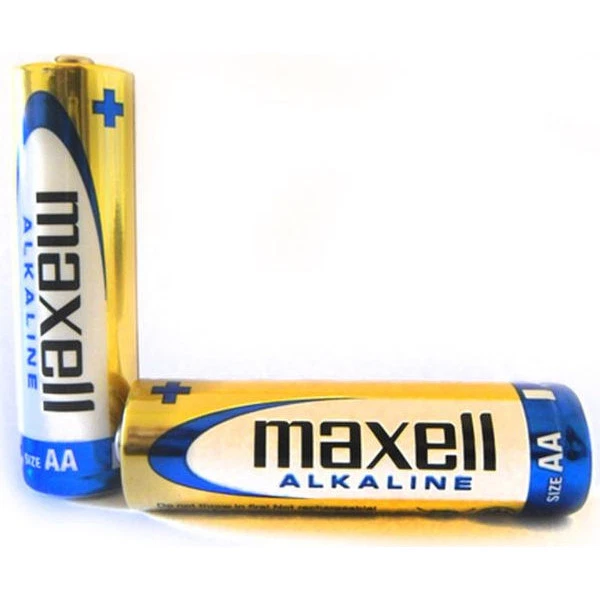 Confezione 2 Batterie Maxell Pile Alcaline Batteria AA Stilo 1,5V LR6 723926