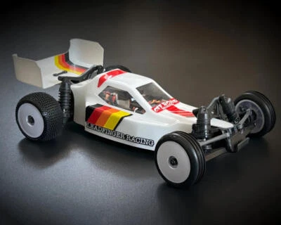 Leadfinger Racing Micro-B Retro-Mod Body & Wing Set (Clear) [LFRE4061] - Image 1 of 4