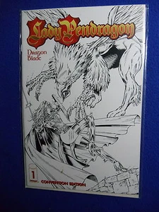 LADY PENDRAGON DRAGON BLADE CONVENTION SKETCH COVER EDITION #1212/2000 - Picture 1 of 2