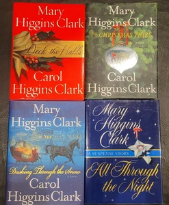 Mary Higgins Clark & Carol Higgins Clark Christmas Book Lot Of 4 HC/DJ Books - Bild 1 von 2