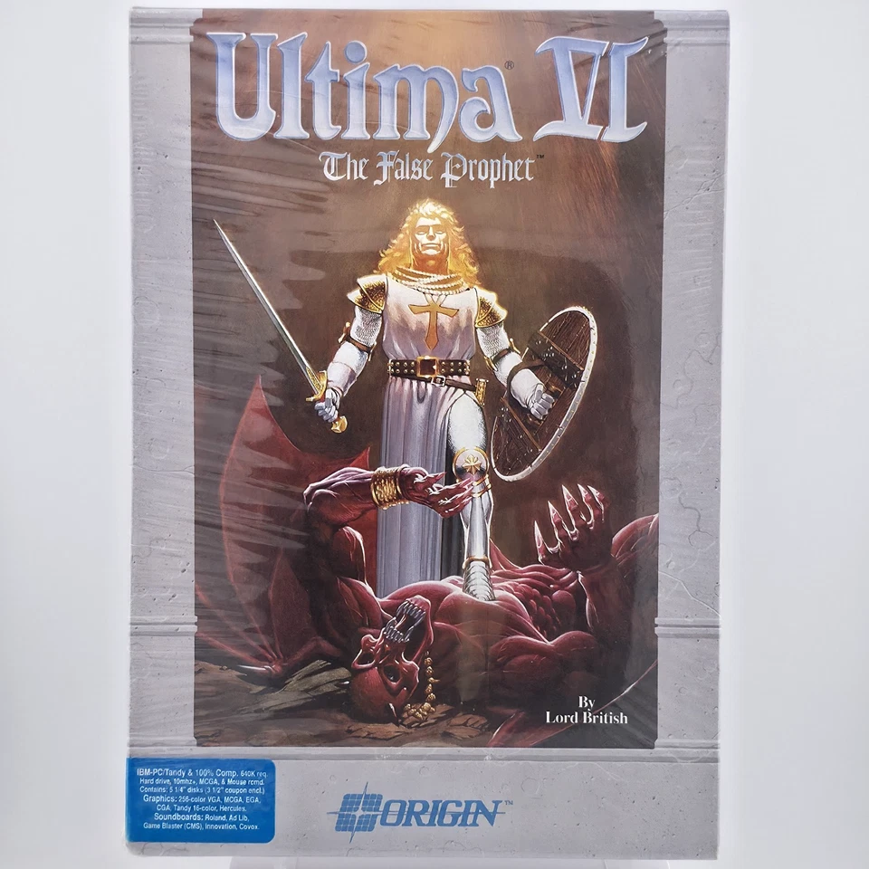 Ultima VI: The False Prophet, 1990, Big Box, New & Sealed - Image 1 of 4