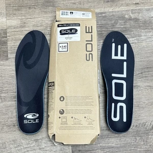 Sole Insoles Active Thick Men Size 10 Women 12 Arch Support - VGUC - Picture 1 of 7
