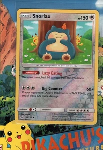 Pokémon TCG Snorlax 158/214 Sun & Moon Unbroken Bonds Reverse Holo NM - Picture 1 of 2