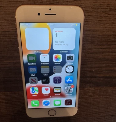 Apple iphone 6s A1688 64GB Rose Gold Factory Unlocked Very Good BH:100% - Image 1 of 4