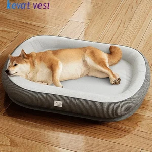 Hundebett Klein und Groß für Hunde Katzen Welpen Kissen Körbe Haustierzubehör - Bild 1 von 9