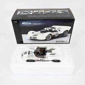 AUTOart Millennium 1/18 Chaparral 2 White #66 Diecast Model Car Collector - Picture 1 of 15