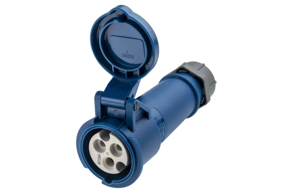 MENNEKES 510 AM-TOP IP44 Blue Cable Mount Socket 16A, 230 V 3 pin - Image 1 of 1