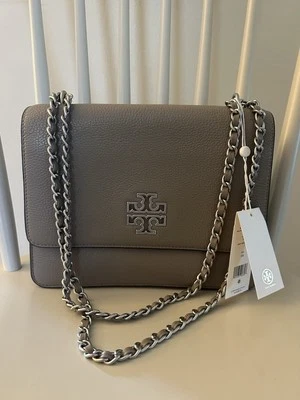 NWT Tory Burch Britten Medium Adjustable Shoulder Bag Leather Crossbody - Image 1 of 4